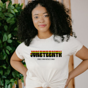 Camiseta Retro Junetdecin Free-Ish desde 1865