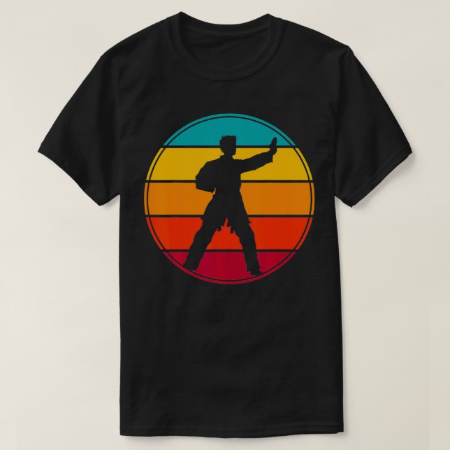 Camiseta Retro Karate (Diseño del anverso)