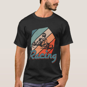 Camiseta Retro Kart Go Kart Carreras Pit Crew Driver