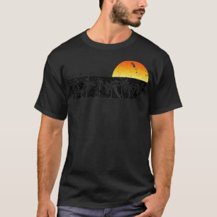 Camiseta Retro Kauai Hawaii Beach Sunset