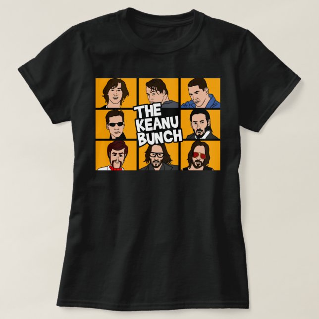 Camiseta Retro Keanu Art Reeves Cool Graphic Gift (Diseño del anverso)