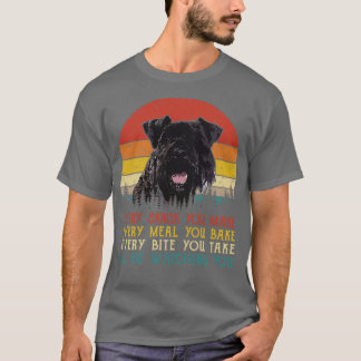 Camiseta Retro Kerry Blue Terrier Cada Snack Que Haces