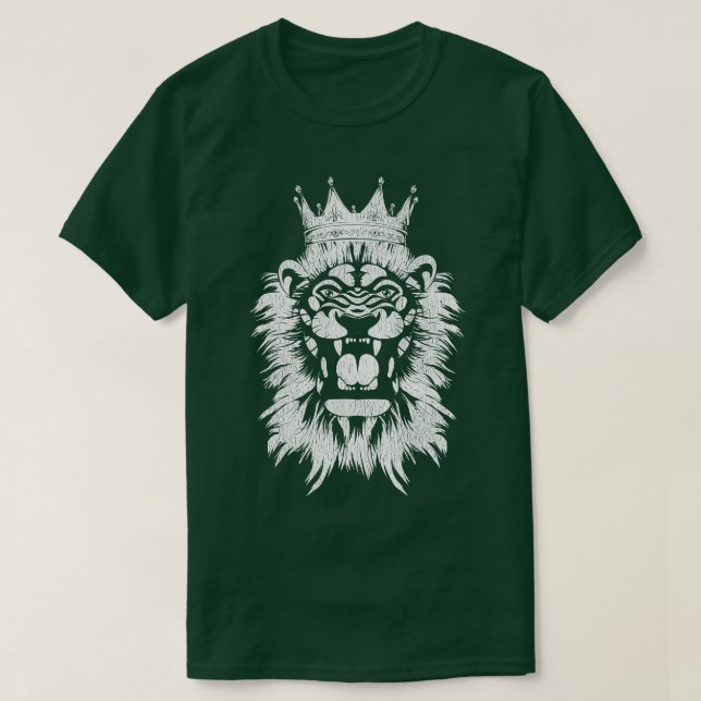 Camiseta Retro King Lion (Diseño del anverso)