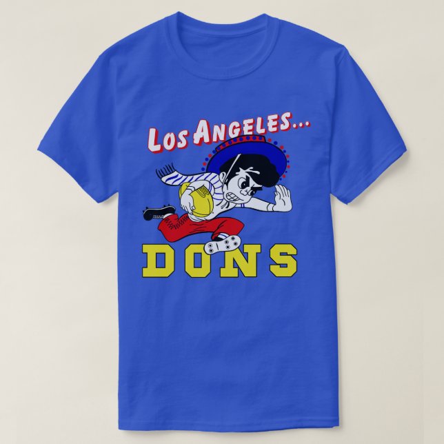 Camiseta Retro LA Dons 1949 TShirt (Diseño del anverso)