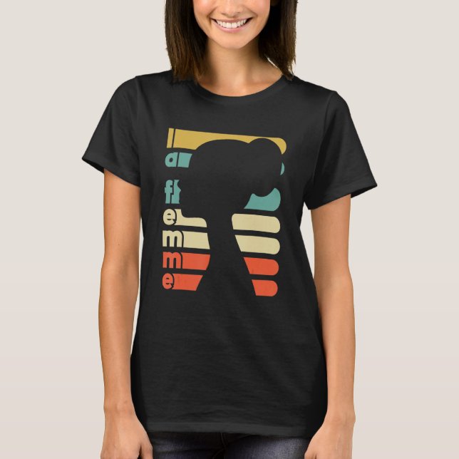 Camiseta Retro La Femme French The Woman Stylish (Anverso)