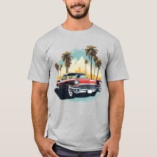 Camiseta Retro LA Style Luxury Classic Vintage Car