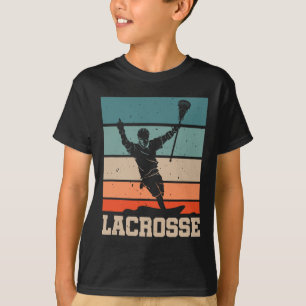 Camiseta Retro Lacrosse Player Lax Stick Lacrosse Team