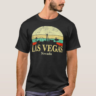 Camiseta Retro Las Vegas Nevada Vegas Strip Sin City