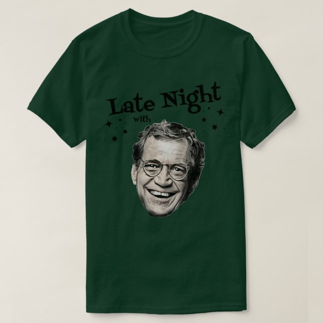 Camiseta Retro Late Night TV  248 (Diseño del anverso)