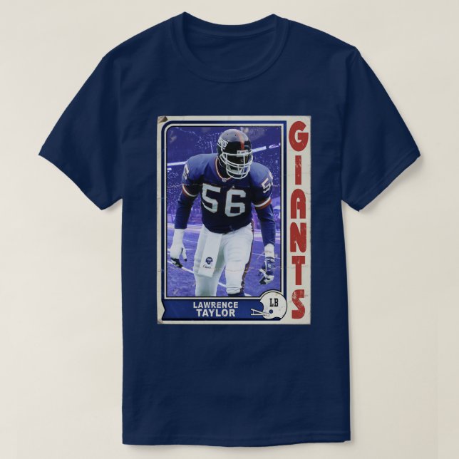 Camiseta Retro Lawrence Taylor Trading d (Diseño del anverso)