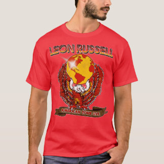 Camiseta Retro Leon Russell Tour Eagle Design