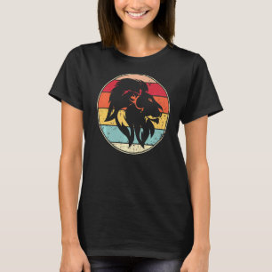 Camiseta Retro León Vintage Espíritu León Animal 80s 90s