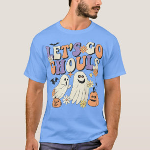 Camiseta Retro Lets Go Ghouls Halloween Mateo Tee