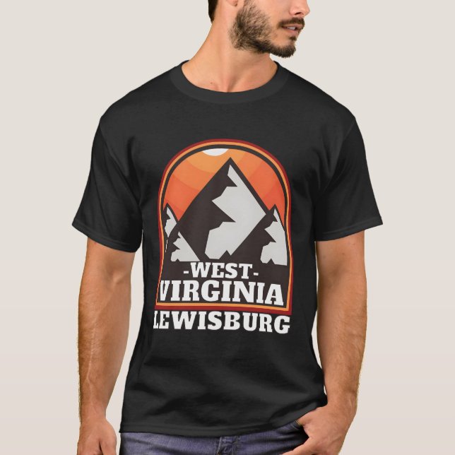 Camiseta Retro Lewisburg West Virginia � Espíritu de Austra (Anverso)