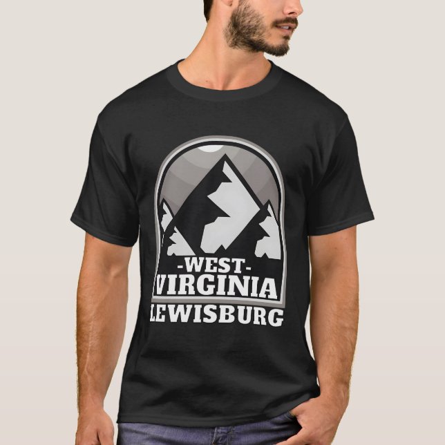 Camiseta Retro Lewisburg West Virginia � Espíritu de Austra (Anverso)