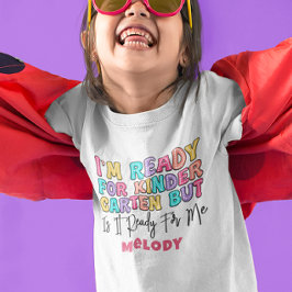 Camiseta retro linda de vuelta al colegio de jardí