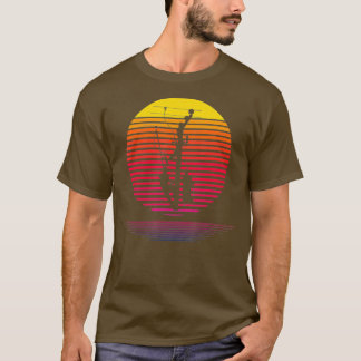 Camiseta Retro Lineman Silhouette Gift Power Pole Linemen