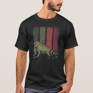 Camiseta Retro Lizard Reptile Mascota de animales Iguana tr