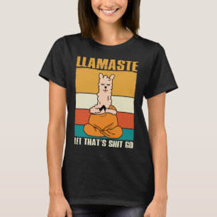 Camiseta Retro-Llamaste-Let-That-Shit go