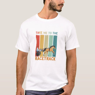Camiseta Retro Llévame Para Rastrear El Daño De Equitación