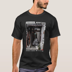 Camiseta Retro Lofi Tokio Calle japonesa Estética Gra
