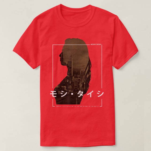 Camiseta Retro Lofi Tokyo Japanese Streetwear Aesthetic Gra (Diseño del anverso)
