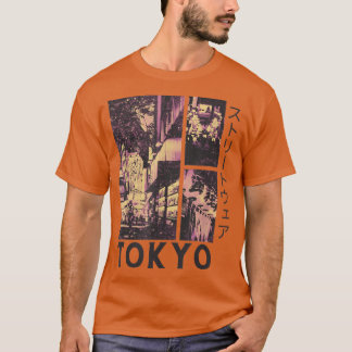 Camiseta Retro Lofi Tokyo Japanese Streetwear Aesthetic Gra