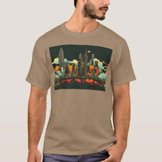 Camiseta Retro Londres Inglaterra Un chico de silueta vinta
