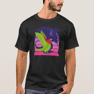 Camiseta Retro loro I dragón grito Conur enmascarado rojo