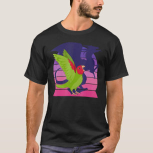 Camiseta Retro loro I dragón grito Conur enmascarado rojo