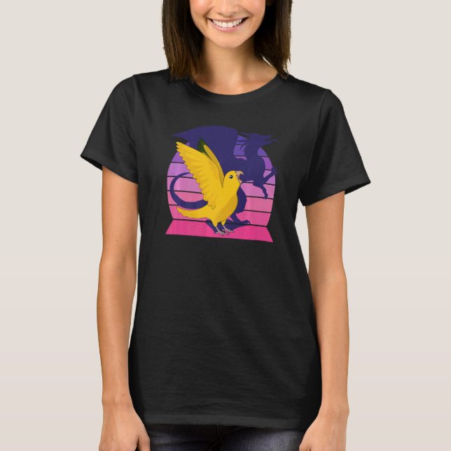 Camiseta Retro loro I dragón grito reina de Baviera (Anverso)