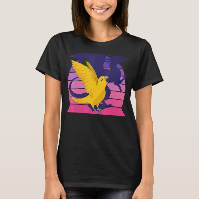 Camiseta Retro loro I dragón grito reina de Baviera (Anverso)