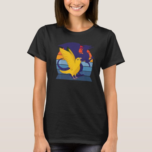 Camiseta Retro loro I dragón grito reina de Baviera (Anverso)