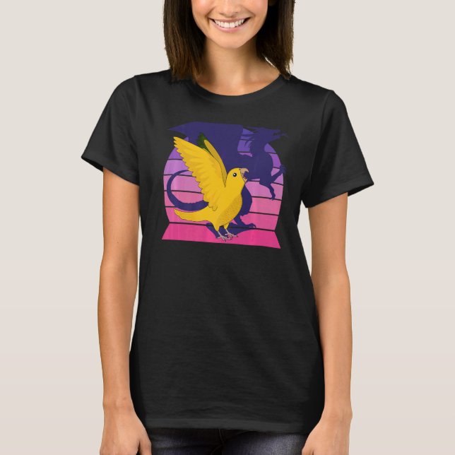 Camiseta Retro loro I dragón grito reina de Baviera (Anverso)