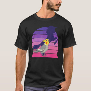 Camiseta Retro loro I Unicorn I gritando a Cockatiel