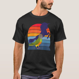 Camiseta Retro loro I unicornio I gritando loro senegalés