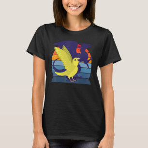 Camiseta Retro Loro I WingwingDragon I Gritando Pa Amarillo