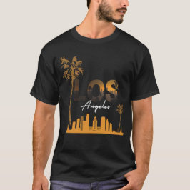 Camiseta Retro Los Angeles, Vibes de estado dorado vintage
