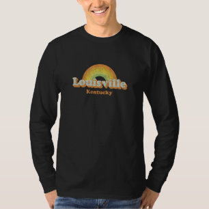 Camiseta Retro Louisville Kentucky KY Vintage Arcoiris 70