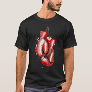 Camiseta Retro Love Red Boxing Glove Boxer 2022