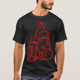 Camiseta Retro Love Red Boxing Guantes Regalos Boxer Gift 5