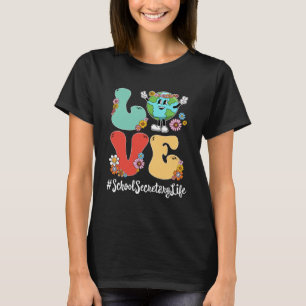 Camiseta Retro Love World Earth Day 2023 Secretario de la E