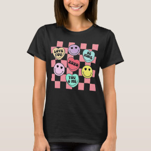Camiseta Retro Love You Be Mine You & Me XOXO Happy Valenti