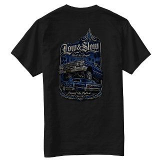 Camiseta retro Lowrider Built Not Bought