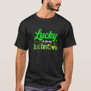 Camiseta Retro Lucky De Ser Un Ppa Irlandés De Shamrock Elé
