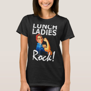 Camiseta Retro Lunch Ladies Rock Lunch Lady Quad De Vuelta