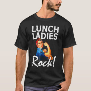 Camiseta Retro Lunch Ladies Rock Lunch Lady Quad De Vuelta