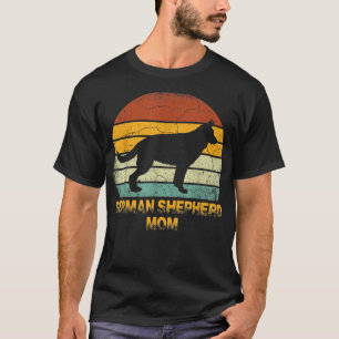 Camiseta Retro Madre pastora alemana regalo Doie Dog Duth D