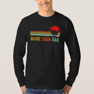 Camiseta Retro Maine Coon Dad Orgullosa Mascota de gato Mai