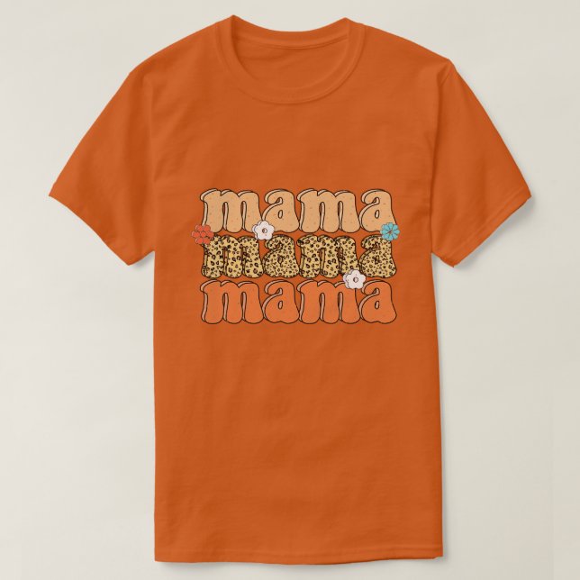 Camiseta Retro mamá 5 (Diseño del anverso)